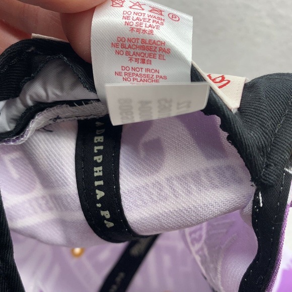 Mitchell & Ness Purple and Yellow Lakers Hat - Picture 12 of 13